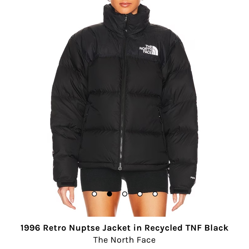 1996 Retro Nuptse Jacket in Recycled TNF Black